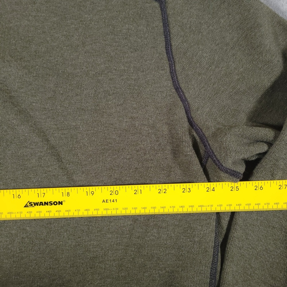 Tommy Bahama Sweater Mens XL Green Gray Reversible Half Zip Pullover Casual - Picture 6 of 9